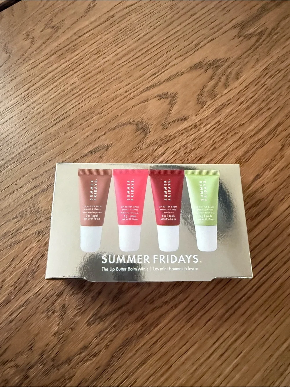 Summer Fridays Lip Butter Minis in Mauve, Pink, Red & Green